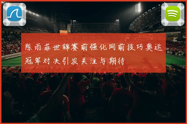 陈雨菲世锦赛前强化网前技巧奥运冠军对决引发关注与期待